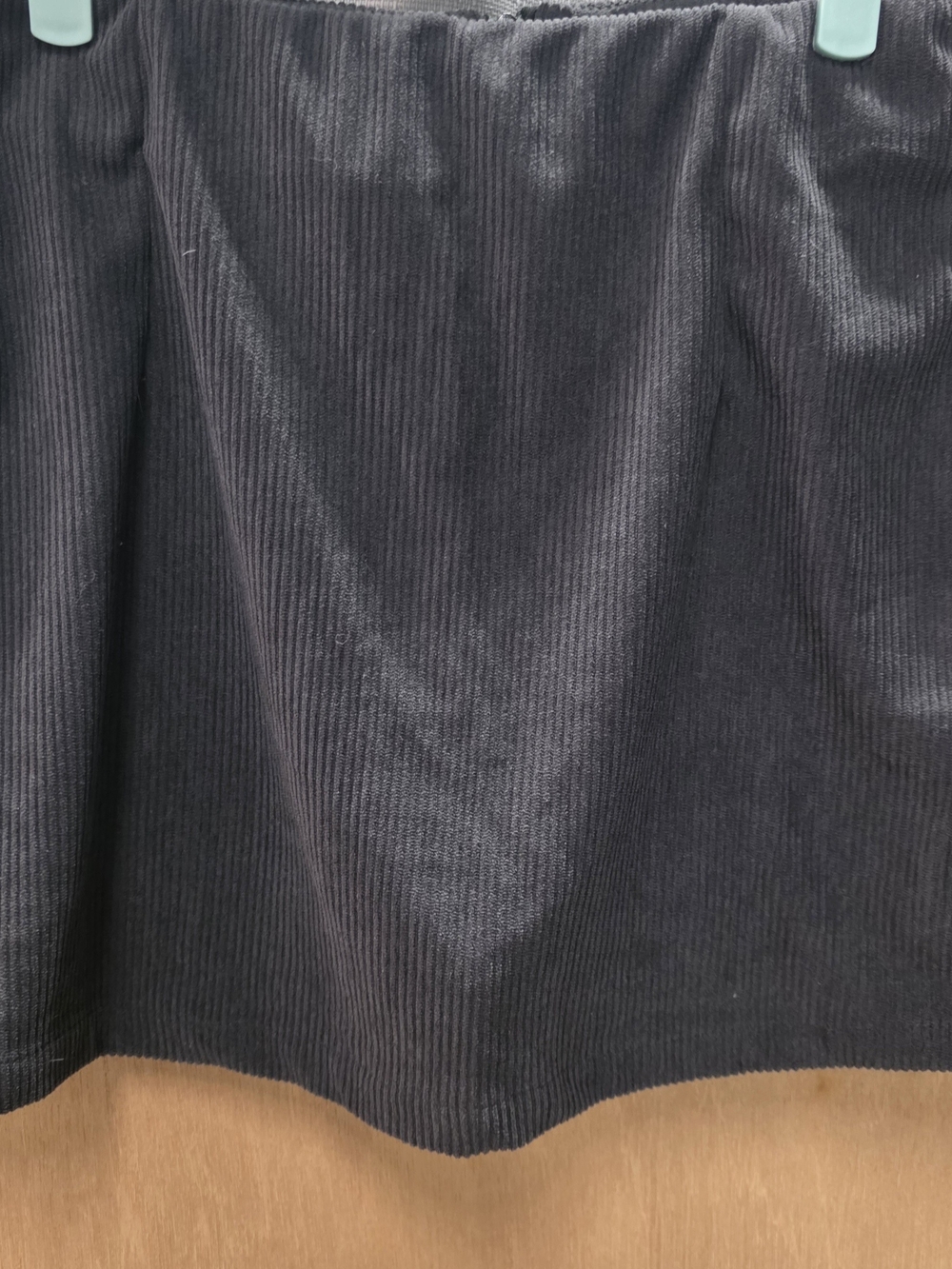Classic Black Women's Ribbed Skirt
